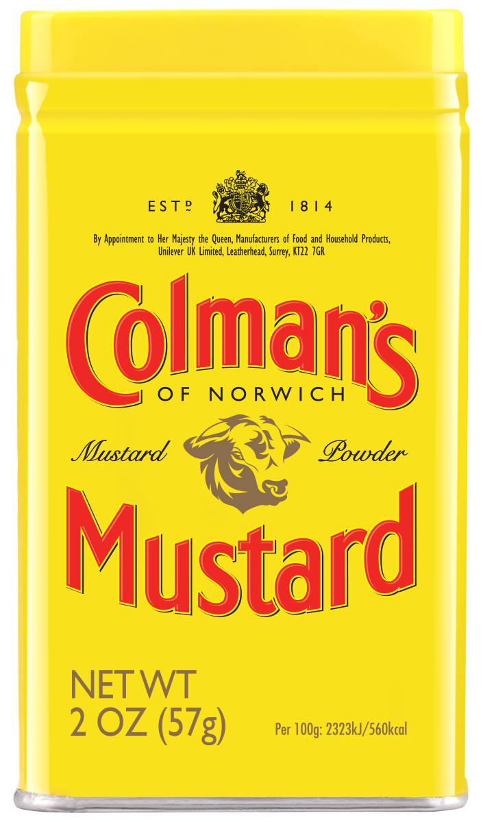 Pastrami Onion Rings with Honey Mustard Sauce Colman's Mustard